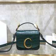 Chloe Logo C in Green 16.5x14x5cm - 1