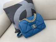 Chanel 19 Maxi Flap Bag in Blue 30cm - 1