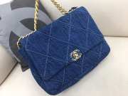 Chanel 19 bag denim 36cm - 1