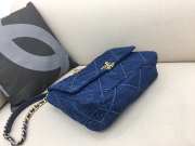 Chanel 19 bag denim 36cm - 6