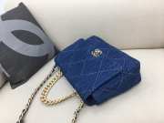 Chanel 19 bag denim 36cm - 5