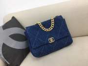 Chanel 19 bag denim 36cm - 2