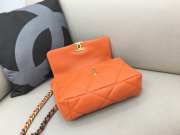 Chanel 19 Maxi Flap Bag in Orange 30cm - 6