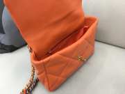 Chanel 19 Maxi Flap Bag in Orange 30cm - 2