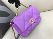 Chanel 19 Maxi Flap Bag in Purple 30cm - 6