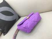 Chanel 19 Maxi Flap Bag in Purple 30cm - 2