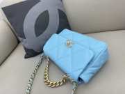 Chanel 19 Maxi Flap Bag in Light Blue 30cm - 6