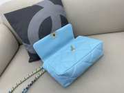 Chanel 19 Maxi Flap Bag in Light Blue 30cm - 2