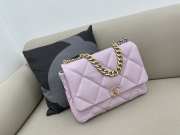 Chanel 19 Maxi Flap Bag In Light Purple 36cm - 1