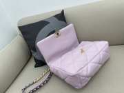 Chanel 19 Maxi Flap Bag In Light Purple 36cm - 6