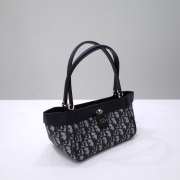 Dior Small Key Bag Black Oblique Jacquard 22x12.5x12cm - 6