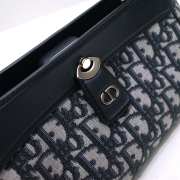 Dior Small Key Bag Black Oblique Jacquard 22x12.5x12cm - 2