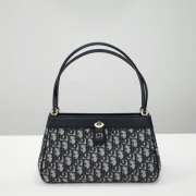 Dior Small Key Bag Black Oblique Jacquard 30x16.5x13cm - 1