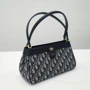 Dior Small Key Bag Black Oblique Jacquard 30x16.5x13cm - 6