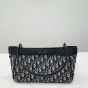 Dior Small Key Bag Black Oblique Jacquard 30x16.5x13cm - 5