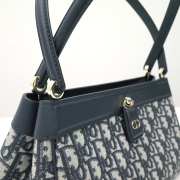 Dior Small Key Bag Black Oblique Jacquard 30x16.5x13cm - 4