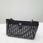 Dior Small Key Bag Black Oblique Jacquard 30x16.5x13cm - 3