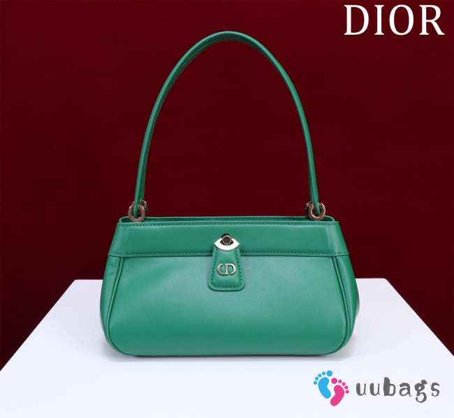 Dior Small Key Bag Green 22x12.5x12cm - 1