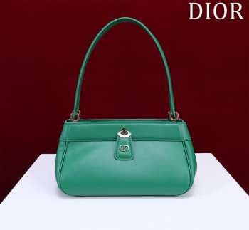 Dior Small Key Bag Green 22x12.5x12cm