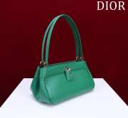 Dior Small Key Bag Green 22x12.5x12cm - 5