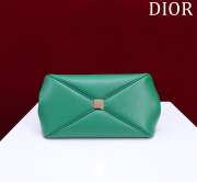 Dior Small Key Bag Green 22x12.5x12cm - 4