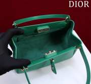 Dior Small Key Bag Green 22x12.5x12cm - 3