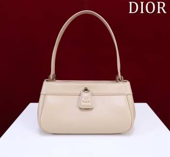 Dior Small Key Bag Beige 22x12.5x12cm