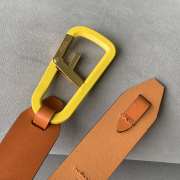 Fendi belt in orange width 3cm - 2