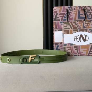 Fendi belt in green width 3cm