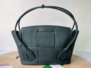 Bottega Veneta dark green Arco Bag In Calf 32x28x12cm - 5