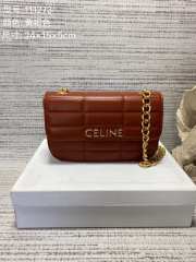 Celine Matelasses Monochrome in brown 24×15×5cm - 1