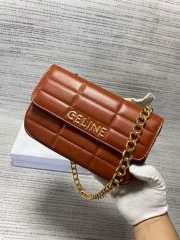 Celine Matelasses Monochrome in brown 24×15×5cm - 5