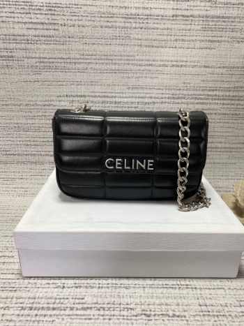 Celine Matelasses Monochrome in black 24×15×5cm