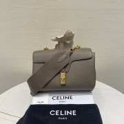 Celine 16 handbag in gray 23×15×9cm - 1