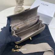 Celine 16 handbag in gray 23×15×9cm - 5