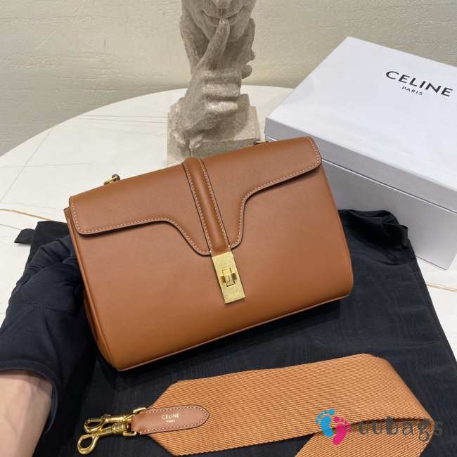 Celine 16 Handbag in brown 23×15×9cm - 1