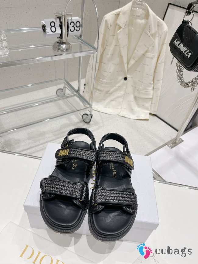 Dior sandal in black 5cm - 1