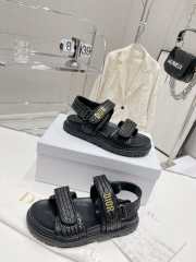 Dior sandal in black 5cm - 5