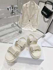 Dior sandal in white 5cm - 6