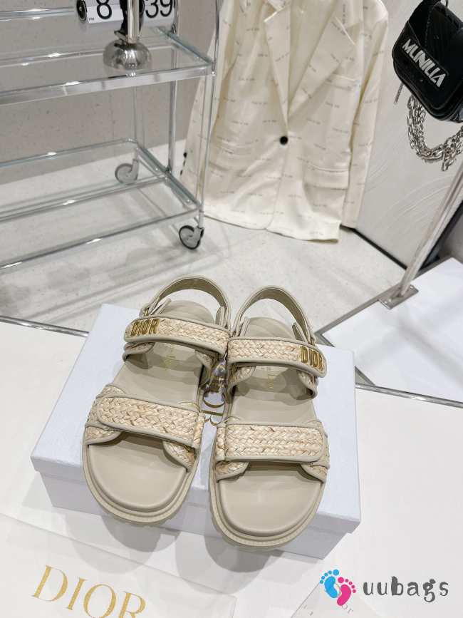 Dior sandal in beige 5cm - 1