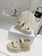 Dior sandal in beige 5cm - 4