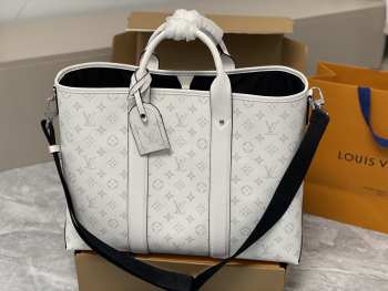 Louis Vuitton Weekend Tote NM Handbag In White 43x34x17.5cm