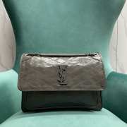 YSL Niki 498883 In Gray 32x14x23cm - 1