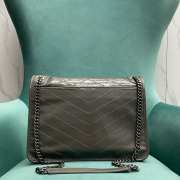 YSL Niki 498883 In Gray 32x14x23cm - 3