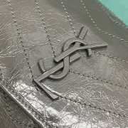 YSL Niki 498883 In Gray 32x14x23cm - 6