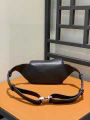 Loewe Mini Puzzle Bumbag In Black 12x18x8cm - 2