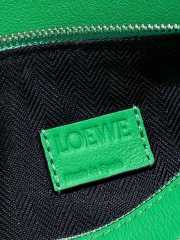 Loewe Mini Puzzle Bumbag In Green 12x18x8cm - 3