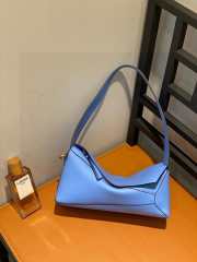 Loewe Puzzle Hobo In Blue 29x12x10cm - 6