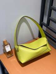 Loewe Puzzle Hobo In Yellow Green 29x12x10cm - 5