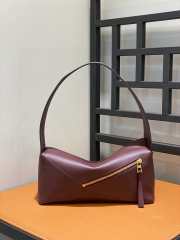 Loewe Puzzle Hobo In Dark Brown 29x12x10cm - 4